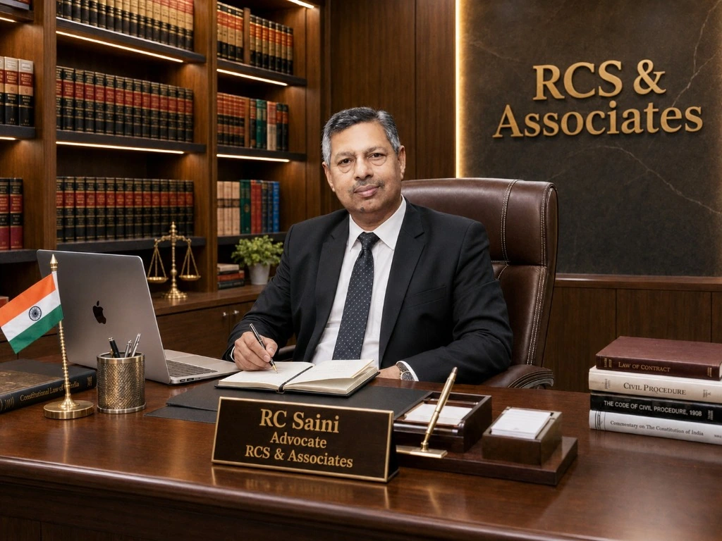 Advocate Ramesh Chand Saini at RCS & Associates Chambers - Advocates & Legal Consultants